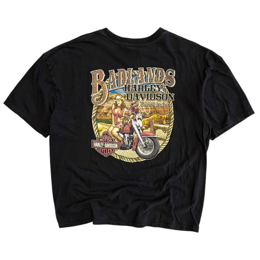 Y2K Bad Lands Harley Davidson South Dakota Tee