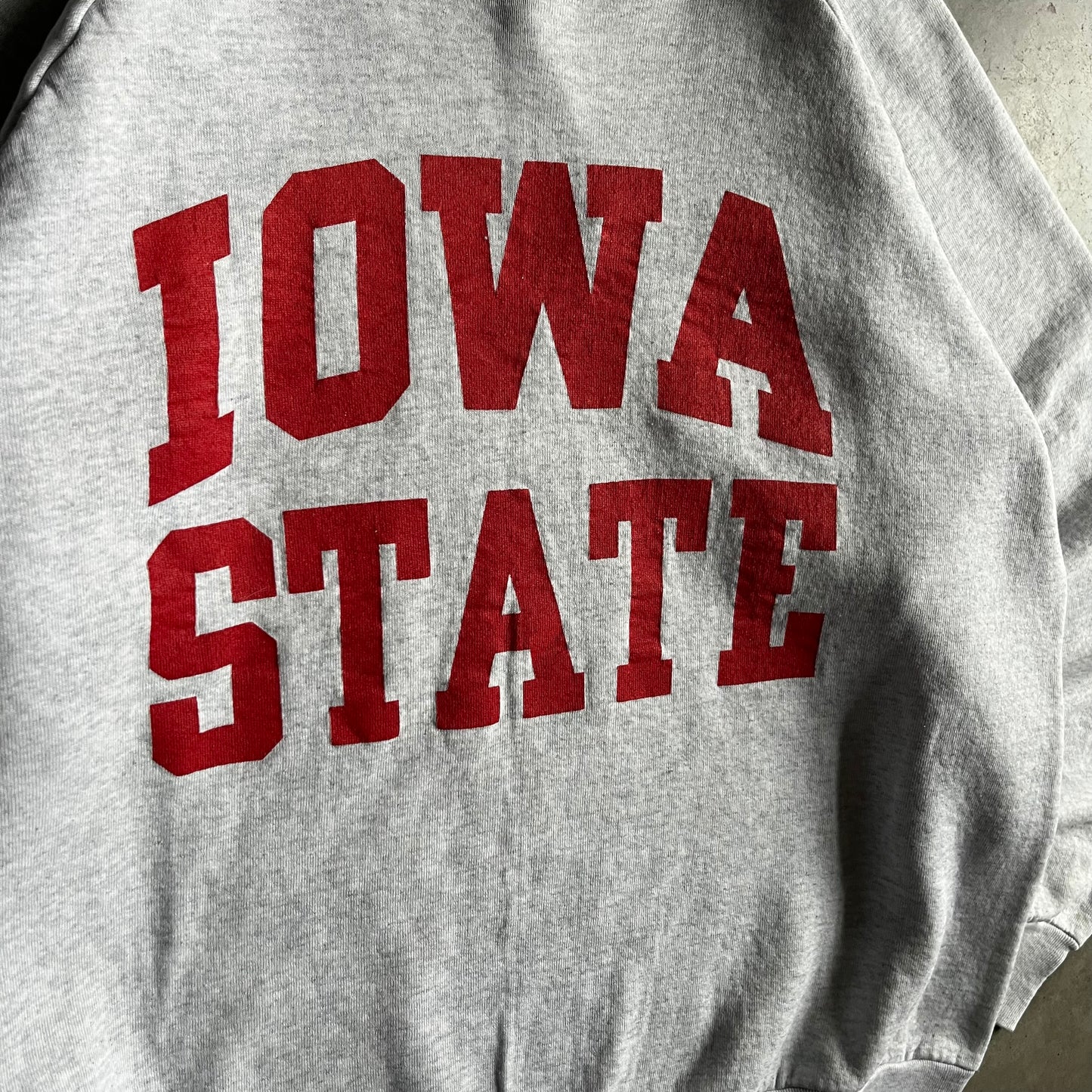 Vintage Iowa State Spell-Out Raglan Sweatshirt