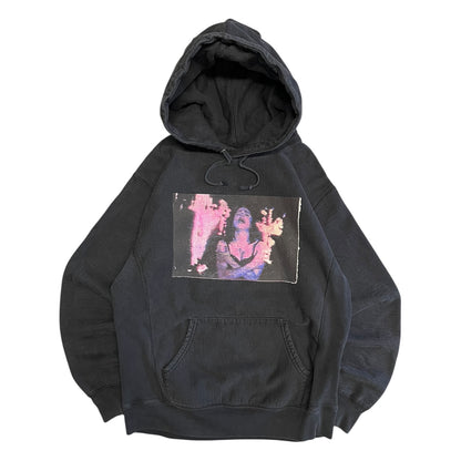 FW14 Supreme Burning Crosses Madonna Hoodie