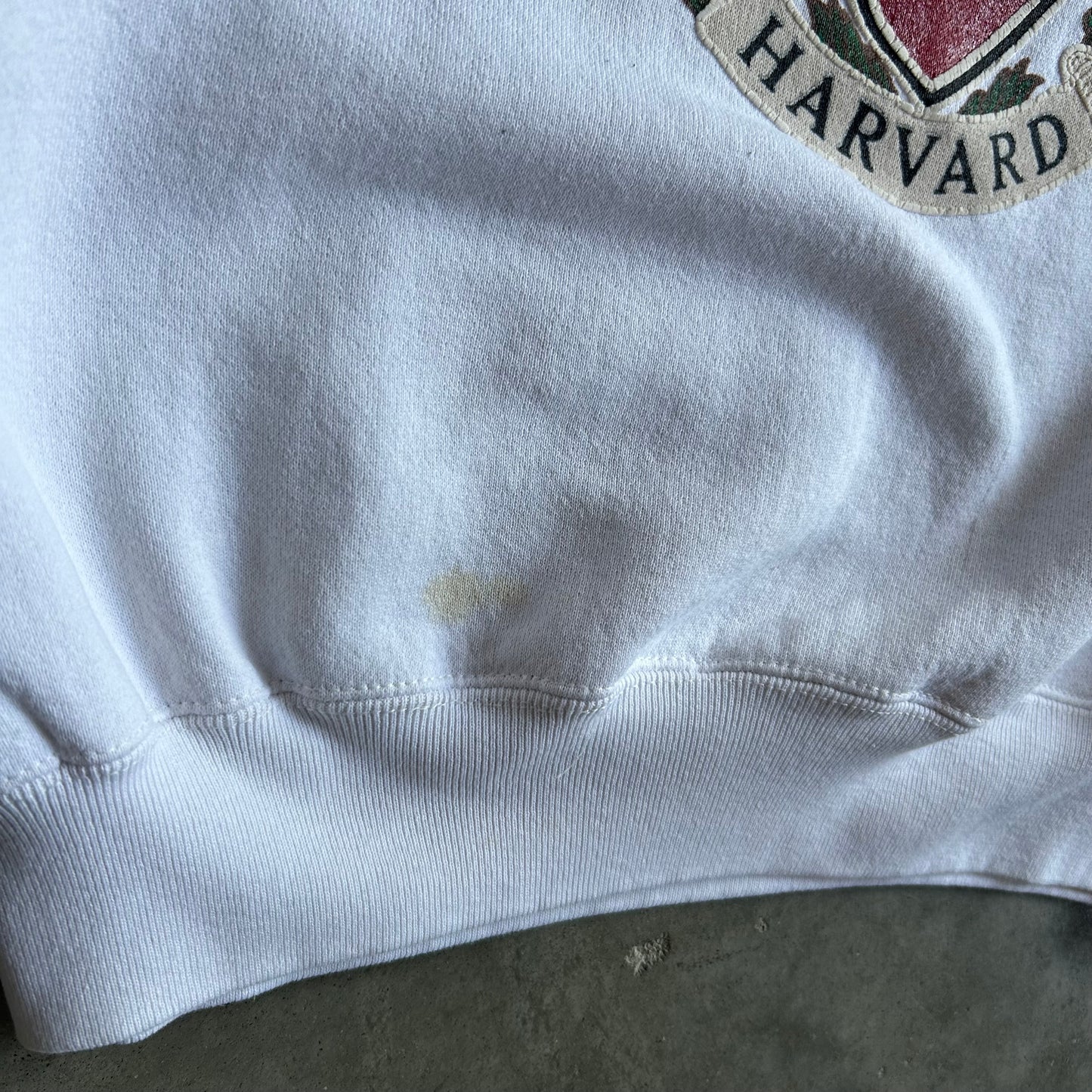 Vintage Harvard Spell Out & Crest Sweatshirt