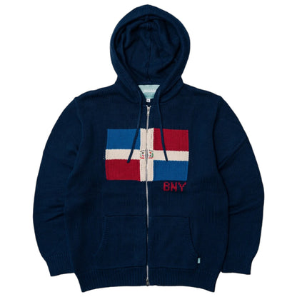 Brigade - La Madre Zip Knit Hoodie (Navy)