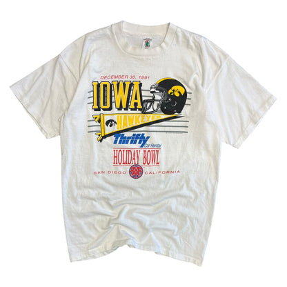 Vintage 1991 Iowa Hawkeyes Holiday Bowl Tee