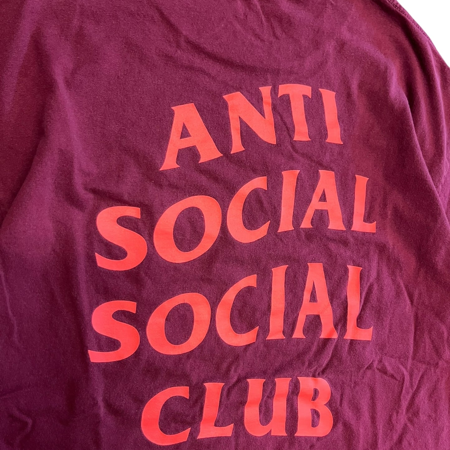 Anti Social Social Club Maroon Tee