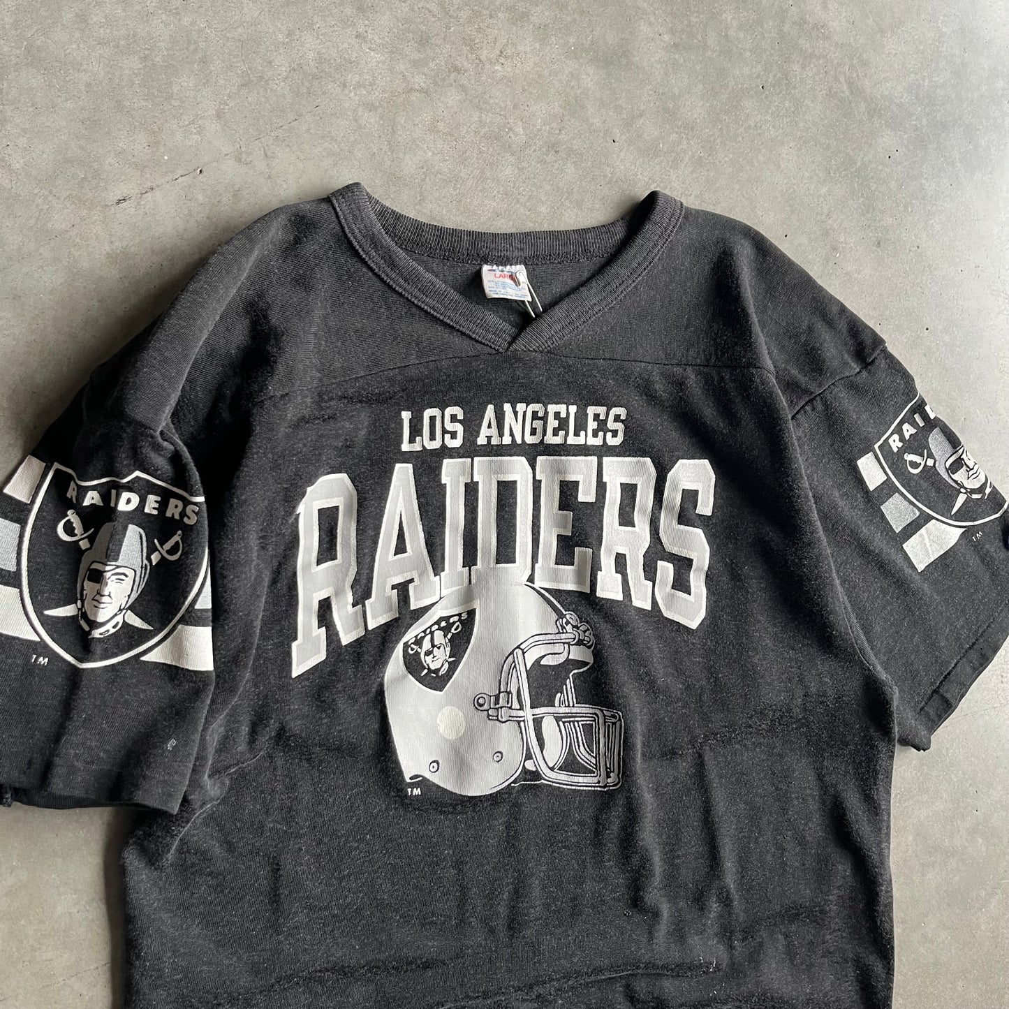 Vintage Champion LA Raiders Jersey Tee