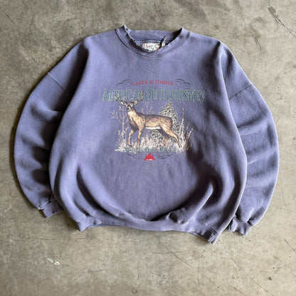 Vintage American Outdoorsman Whitetail Deer Sweatshirt
