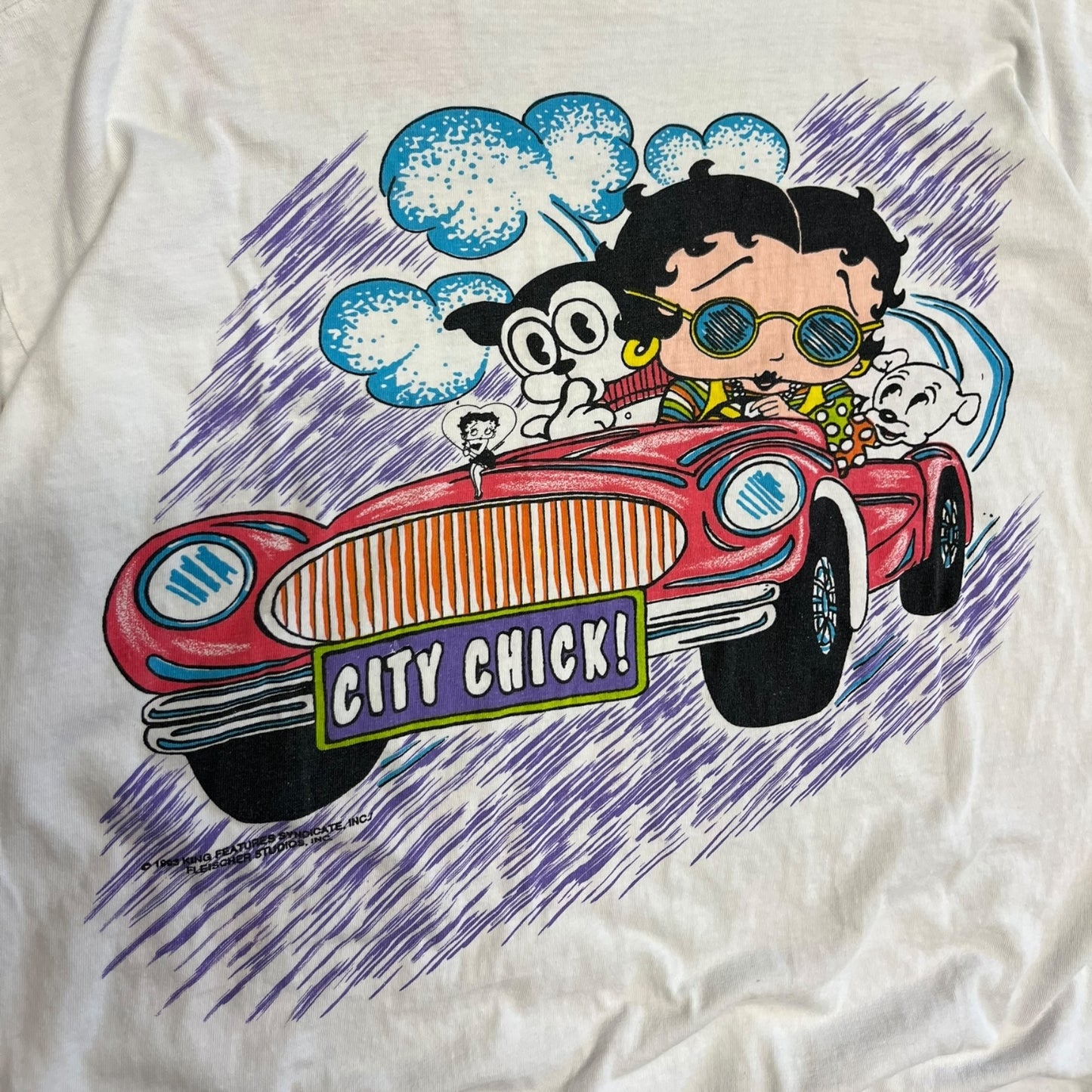 1993 Betty Boop ‘City Chick’ AOP Tee