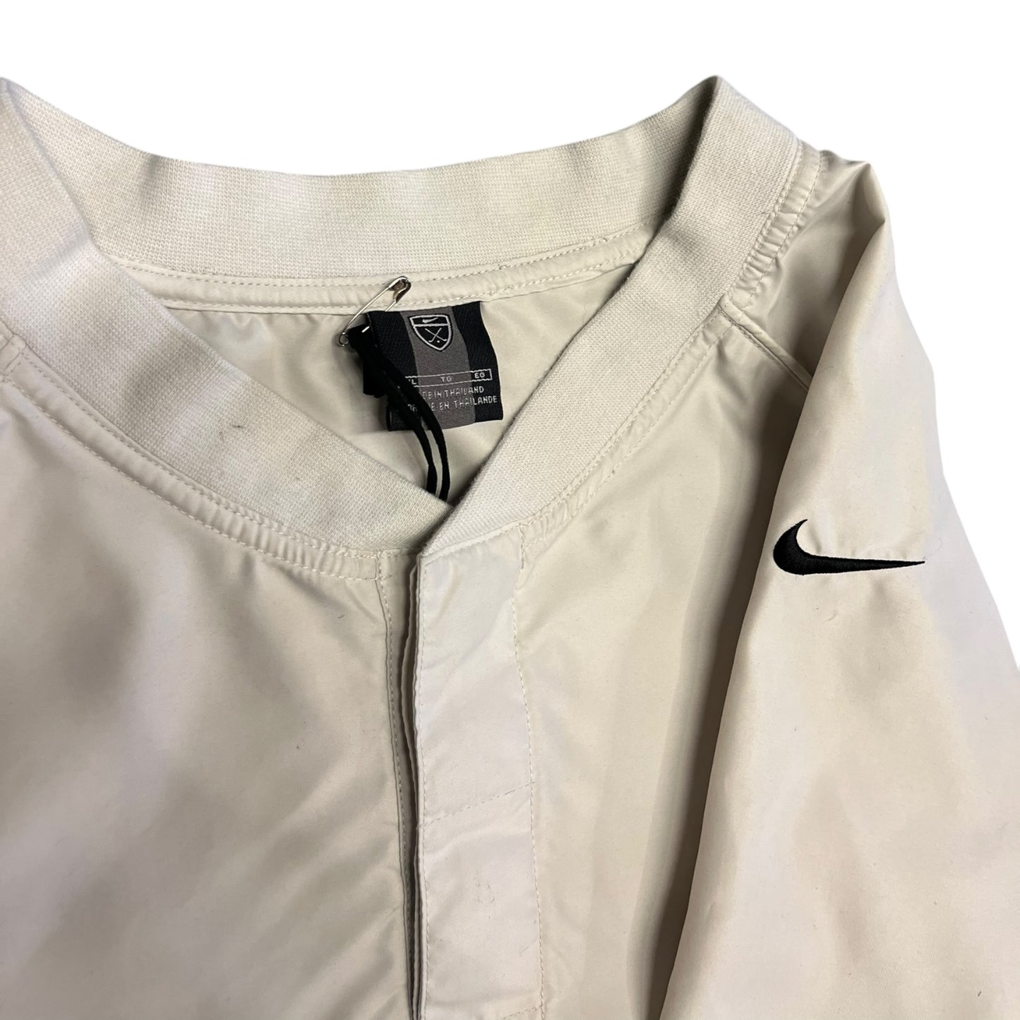 Y2K Nike Golf Cream Pullover Windbreaker