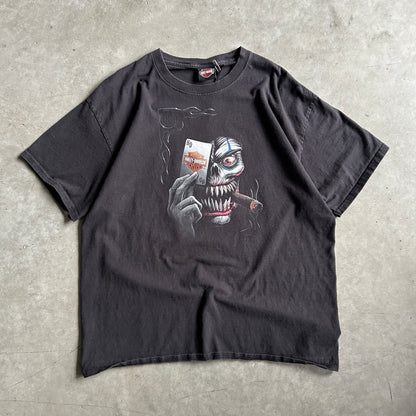 Harley Davidson Clown w/ A Playing Card T Shirt