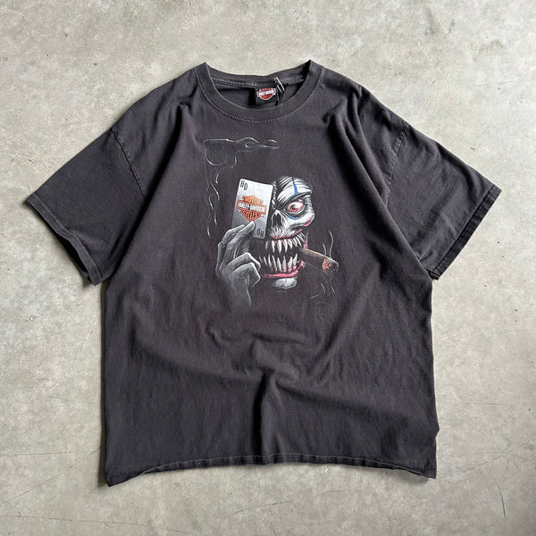 Harley Davidson Clown w/ A Playing Card T Shirt