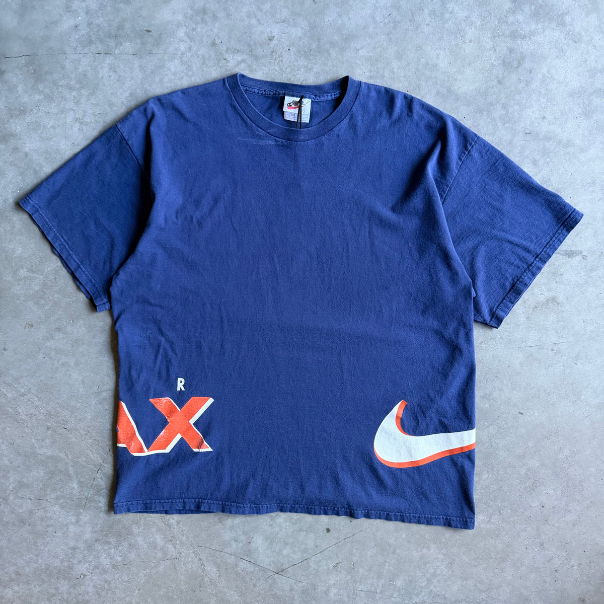 90s Nike Air Max Graphic Tee Navy Blue