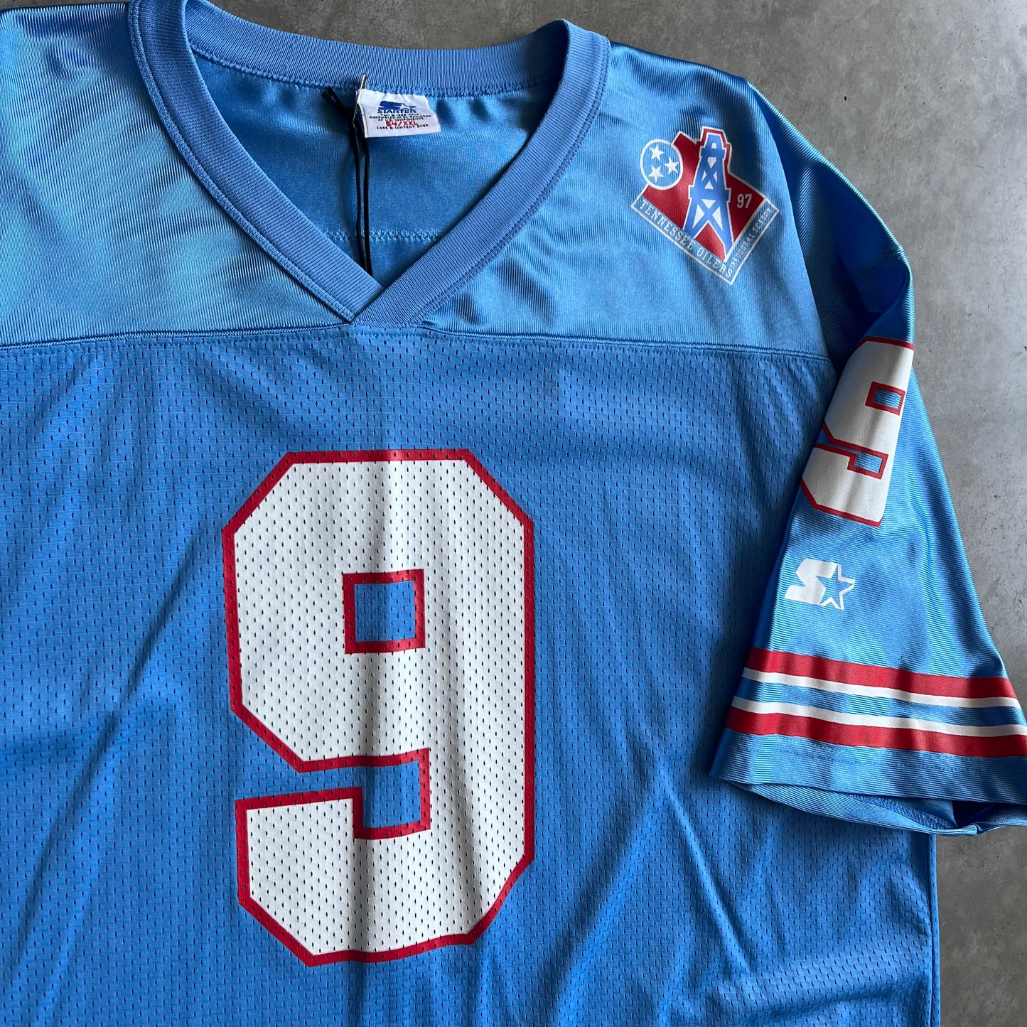 Vintage Starter Steve McNair Houston Oilers Starter Jersey #9