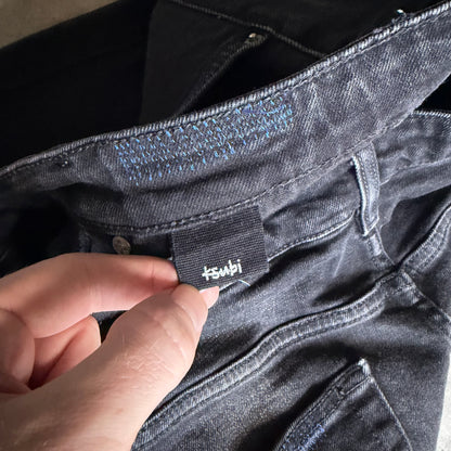 Ksubi Distressed Knee Black Slim Fit Jeans