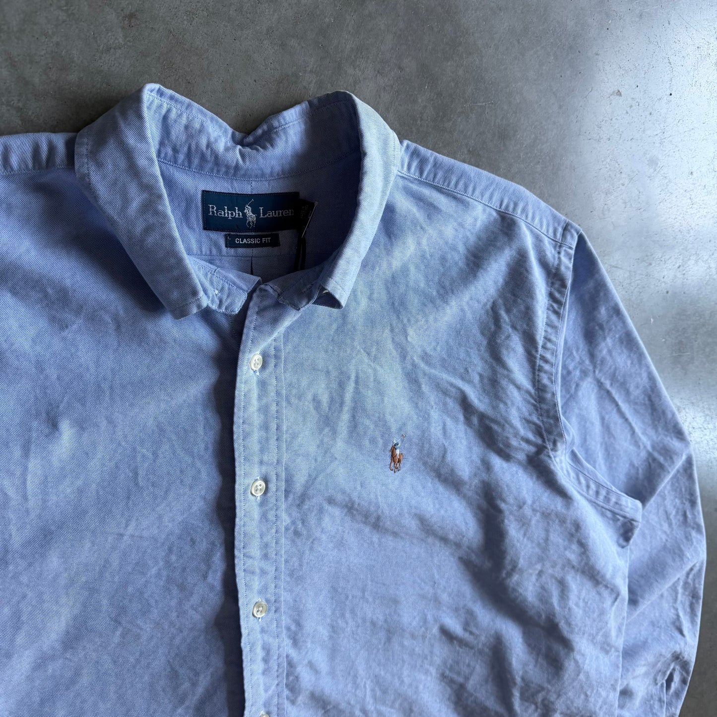 Ralph Lauren Small Pony Light Blue Botton Down Shirt