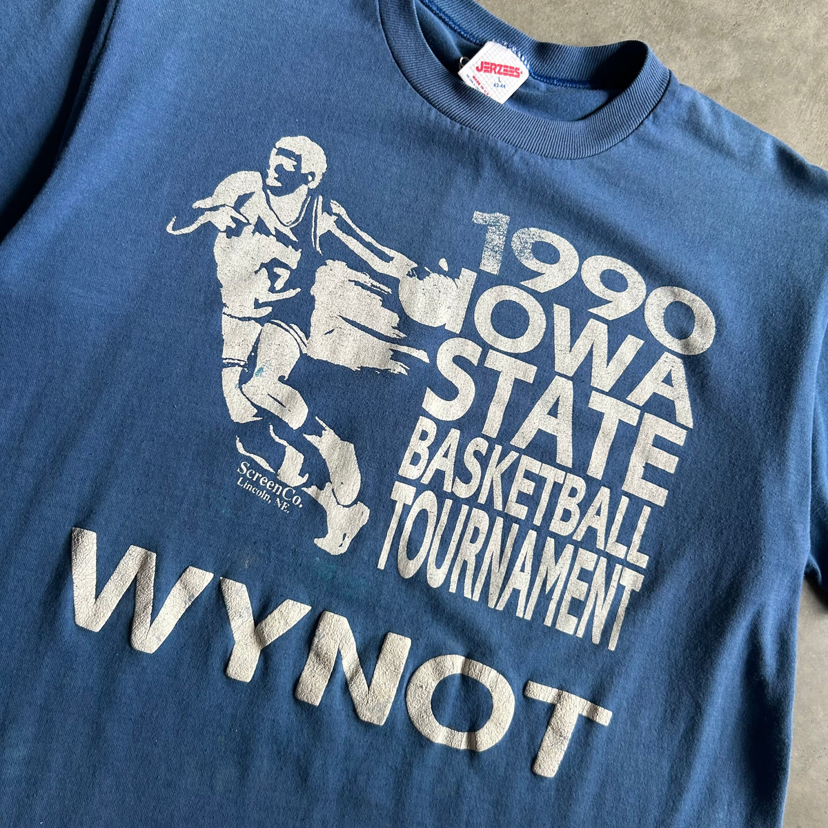 Vintage 1990 Iowa State Basketball Tournament T Shirt