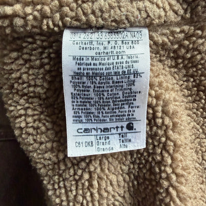Carhartt ‘C61 DKB’ Sherpa Lined Sandstone Ridge Coat