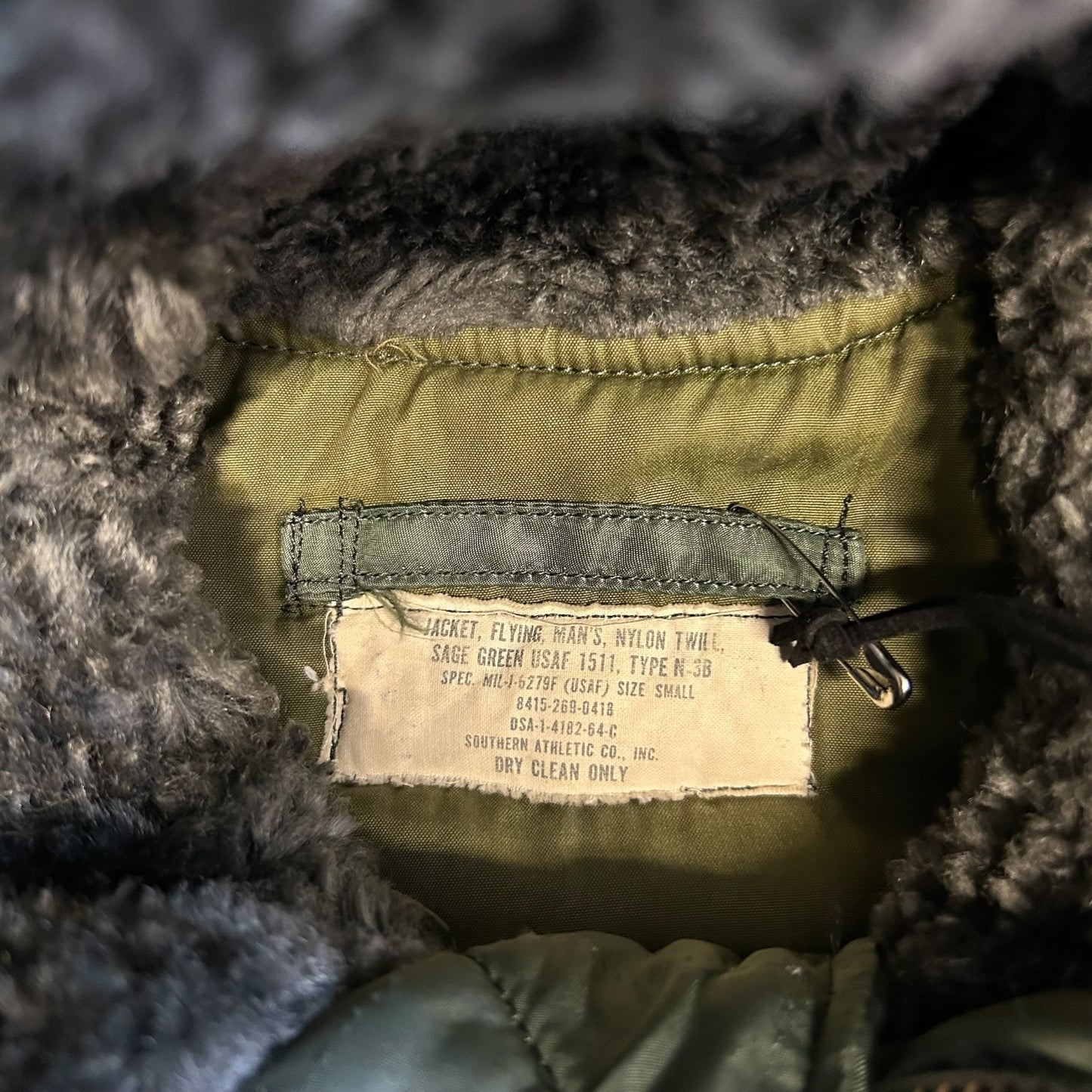 Vintage N-3B Flight Jacket w/ Fur Lining