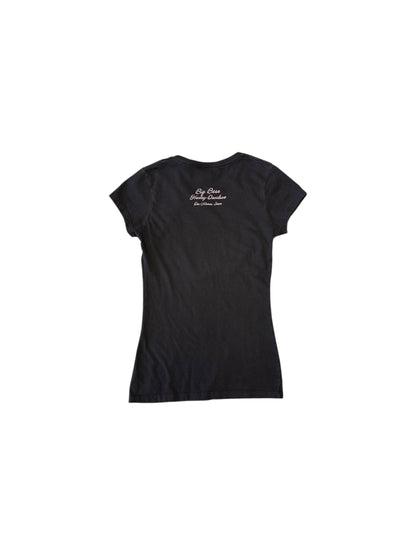 Women’s Y2K Harley Davidson Pink Logo Baby T