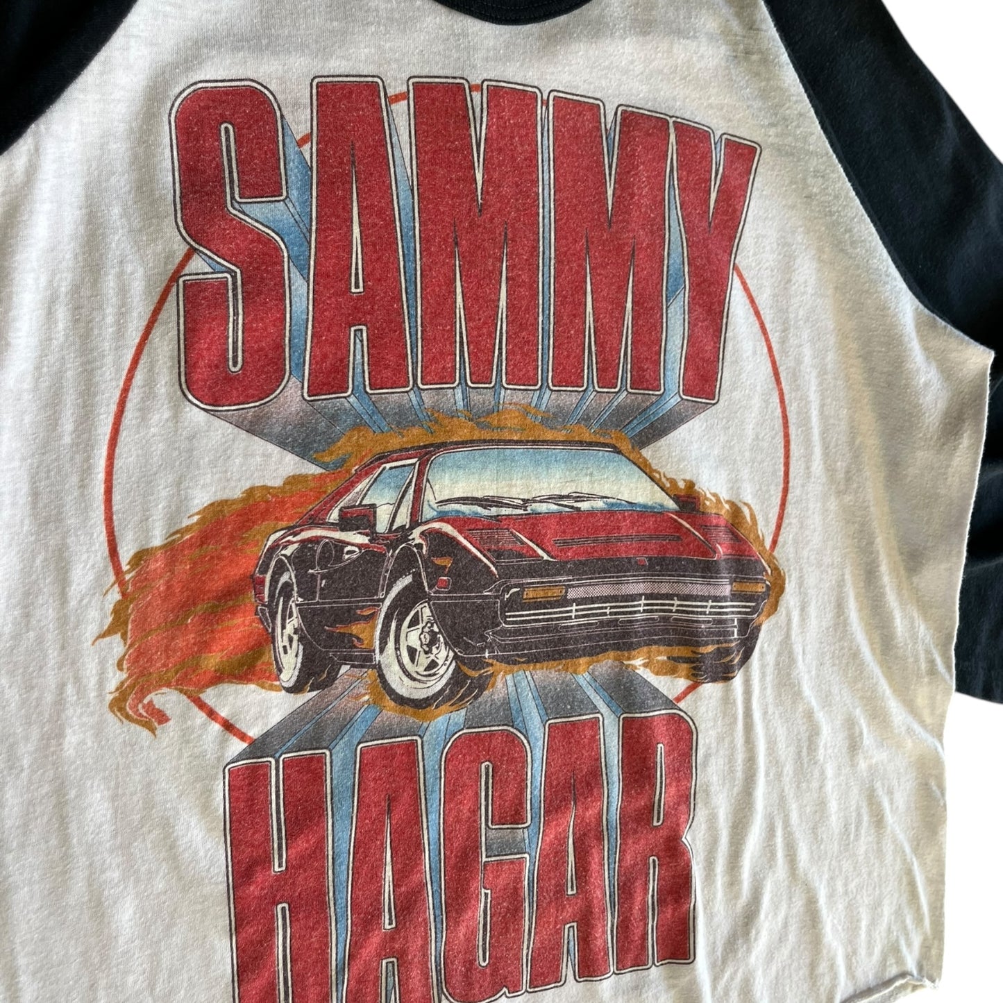 Vintage Sammy Hagar I Can’t Drive 55 Raglan Shirt