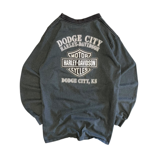 Y2K Harley Davidson Dodge City L/S Tee