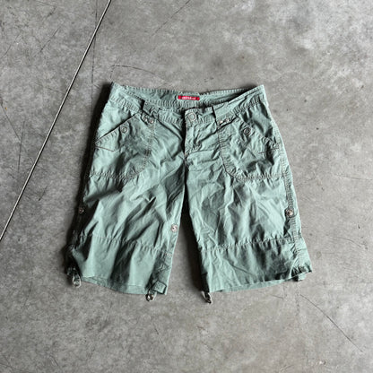 Women’s Y2K Union Bay Green Cargo Shorts