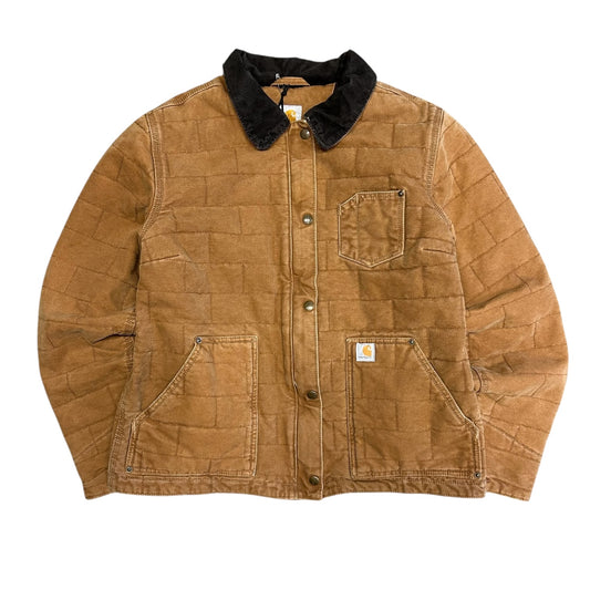 Carhartt Quilted Brick Brown Jacket