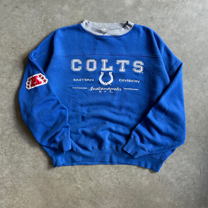 Vintage Lee Sport Indianapolis Colts NFL Blue Sweatshirt