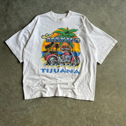 Vintage Harley Davidson Tijuana Bike Week Tee
