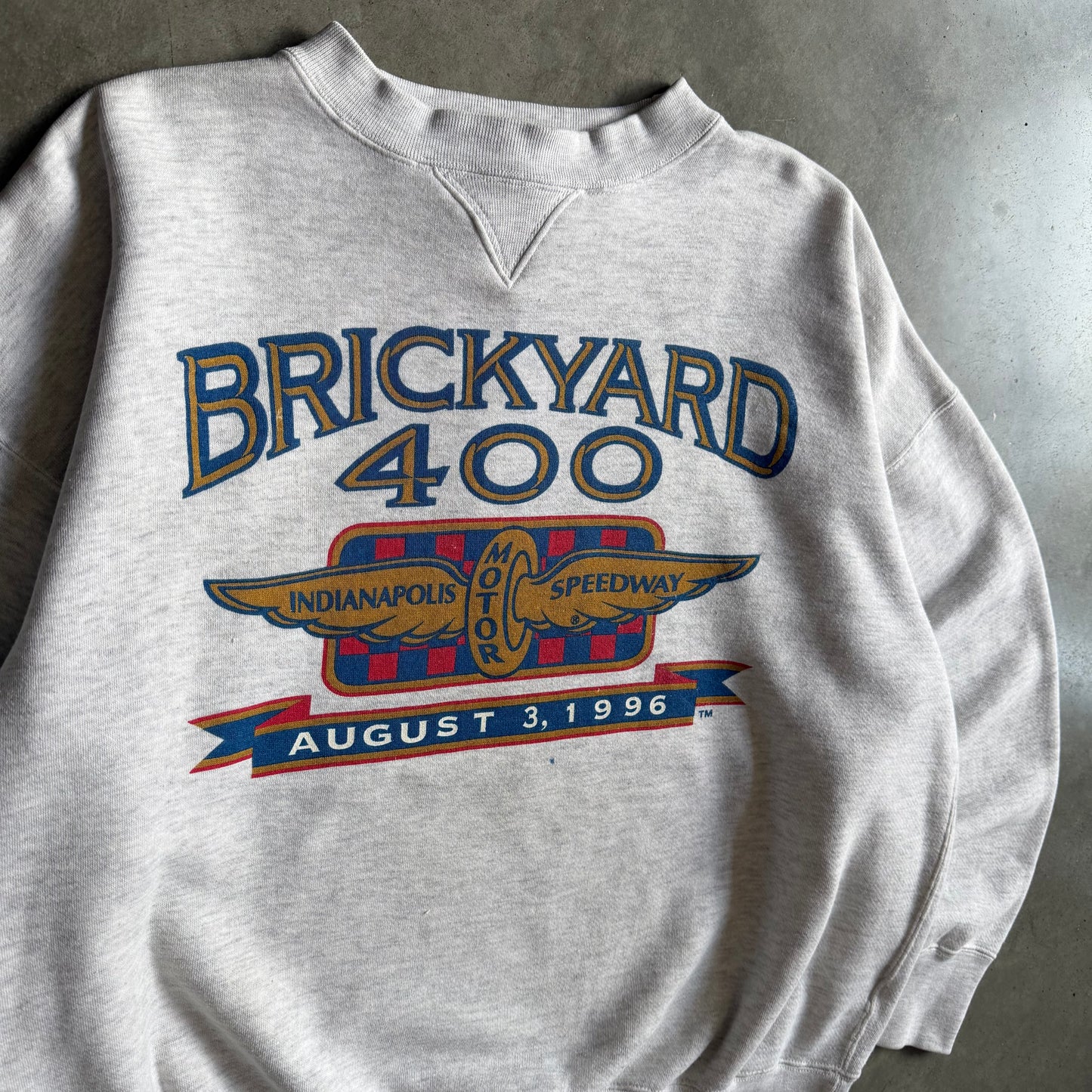 Vintage Midwest ‘96 Indianapolis Brickyard 400 Sweatshirt