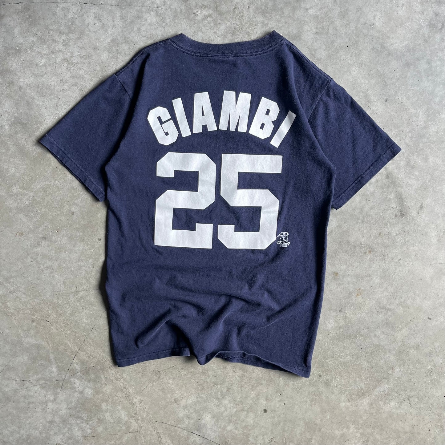 Y2K Majestic New York Yankees #25 Giambi Jersey T Shirt