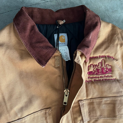 Carhartt ‘C03 BRN’ Quilt Lined Arctic Jacket