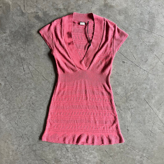 Women’s Y2K Vanity Knit Mauve Dress