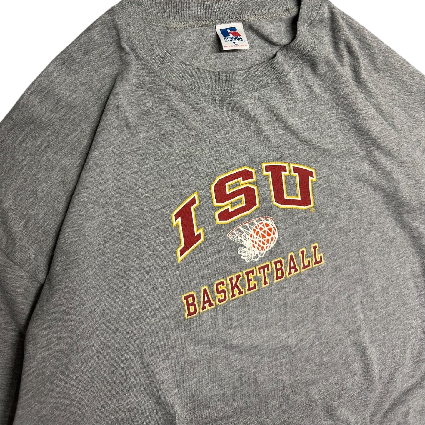 Vintage ISU Basketball Grey L/S Tee