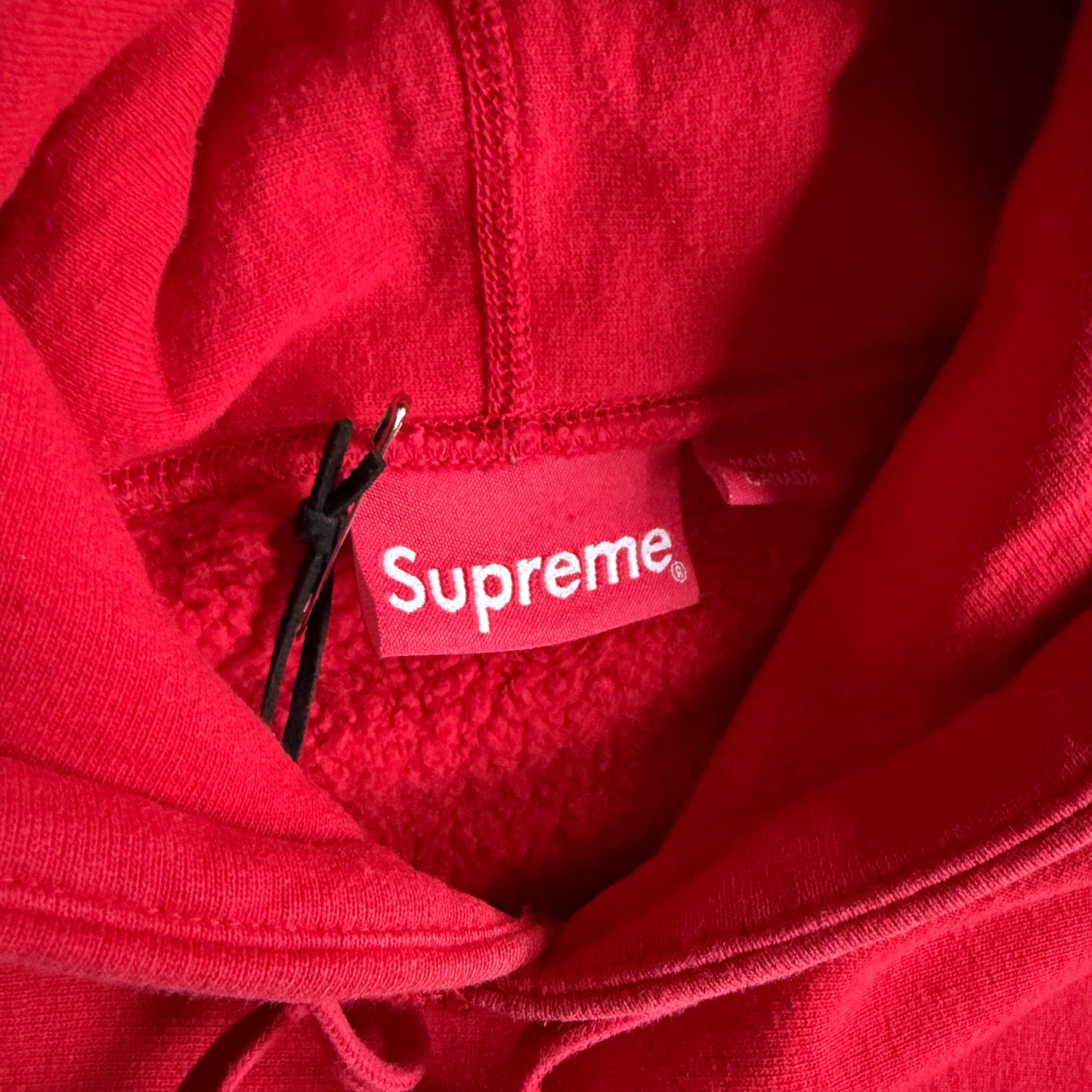 Supreme x Kaws Chalk Outline Box Logo Hoodie Red