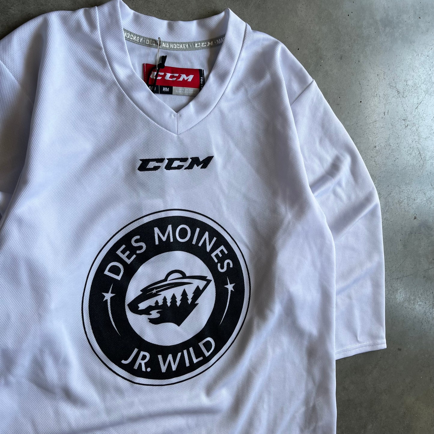 CCM Des Moines Jr. Wild Jersey