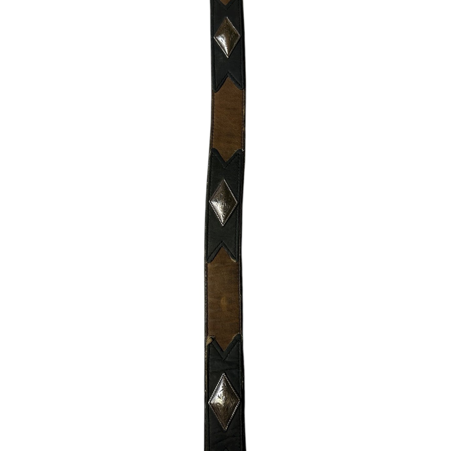 Vintage Western Diamond Concho Belt