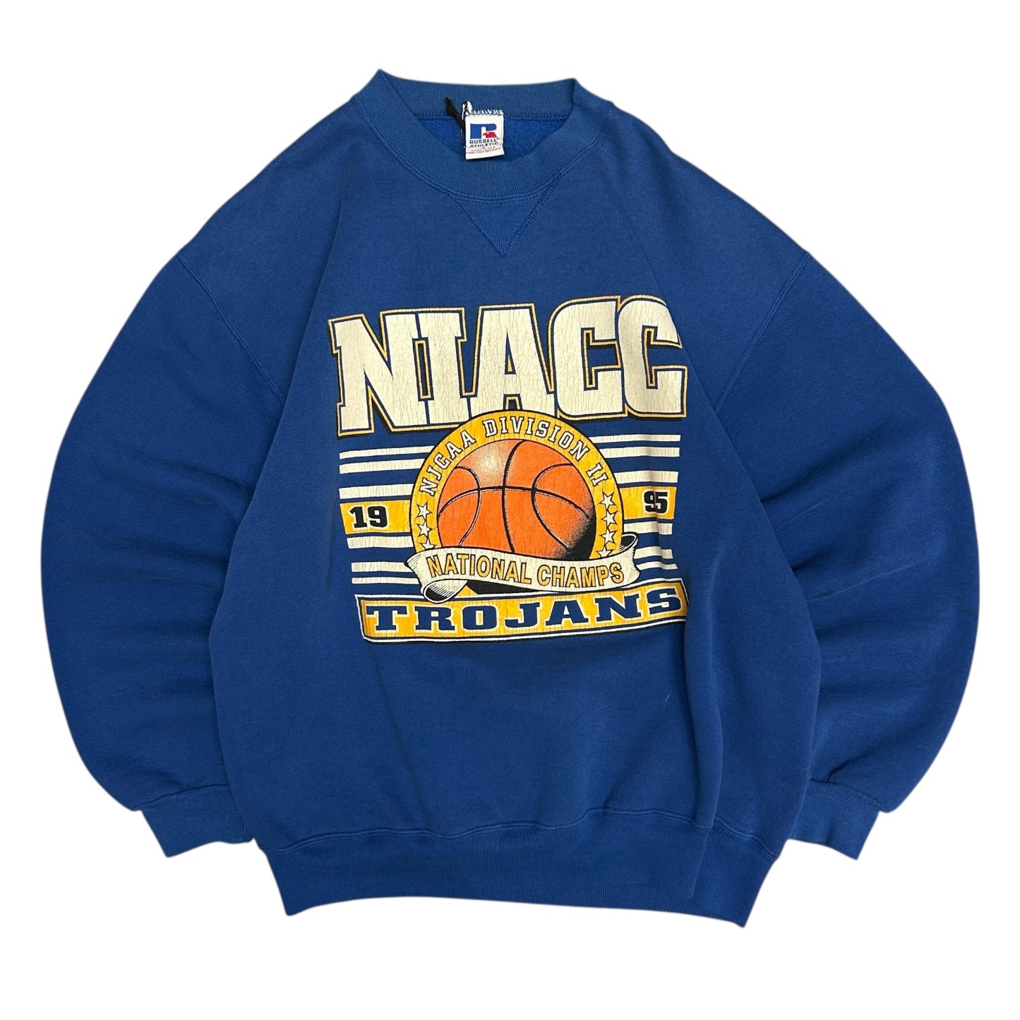 1995 Niacc Trojans National Champs Basketball Sweatshirt