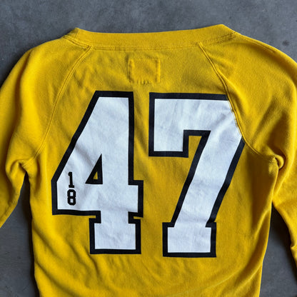 Women’s Victoria Secret Pink University of Iowa Yellow Crewneck