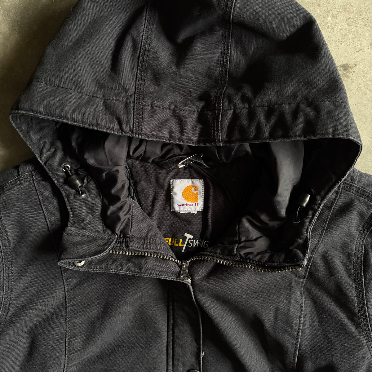 Carhartt ‘102246 001’ Black Hooded Jacket