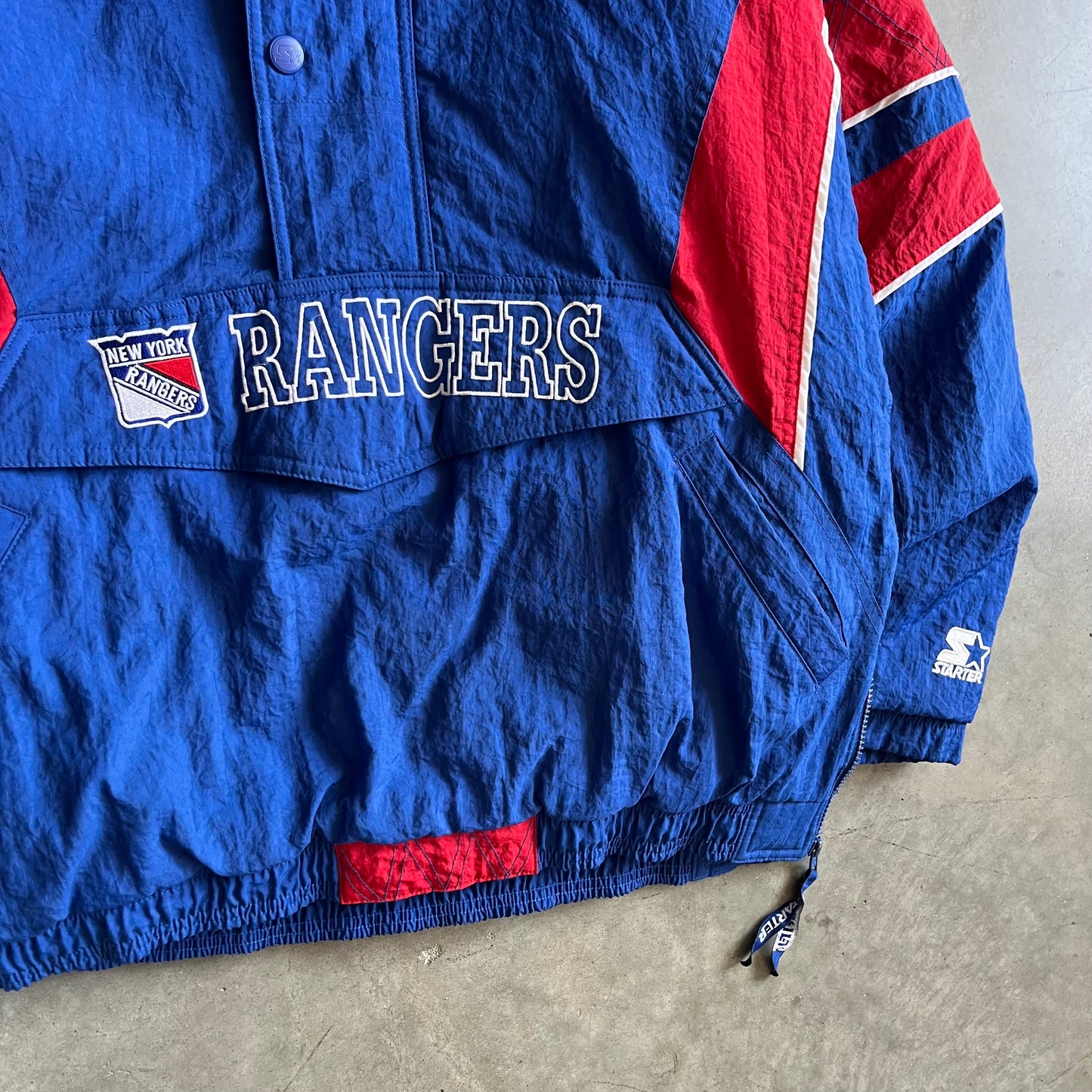 Vintage Starter New York Rangers Windbreaker Coat
