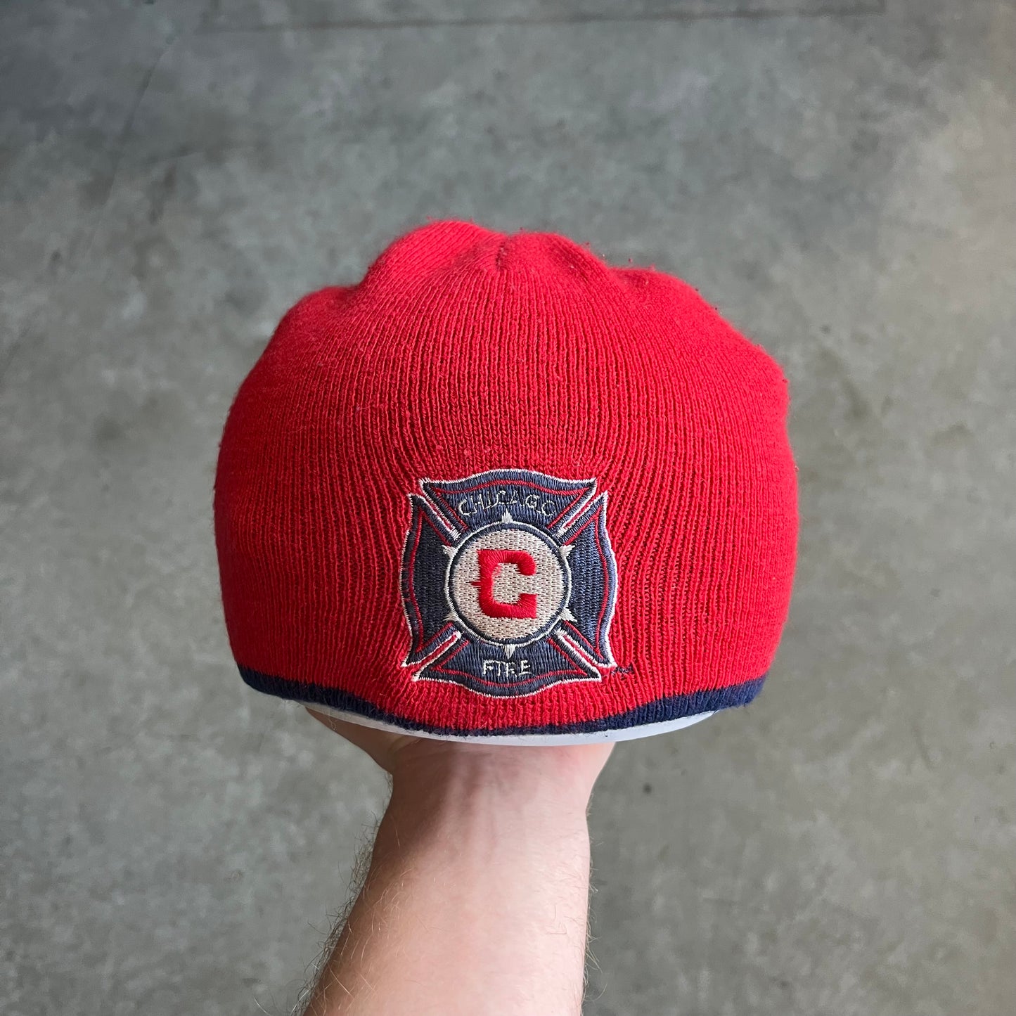Vintage Two Tone Chicago Fire MLS Skully