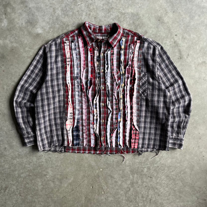 Rebuild By Needles 10 Cut Flannel Button Up Shirt