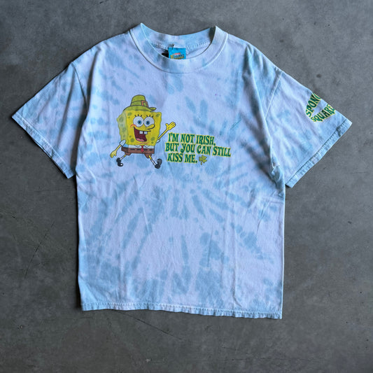 Vintage SpongeBob I’m Not Irish But You Can Kiss Me T Shirt