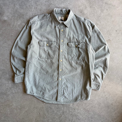 Y2K L.L. Bean Green Button Up Shirt