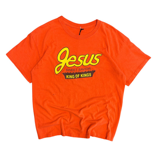 Y2K Reese’s Cup Jesus Parody Tee