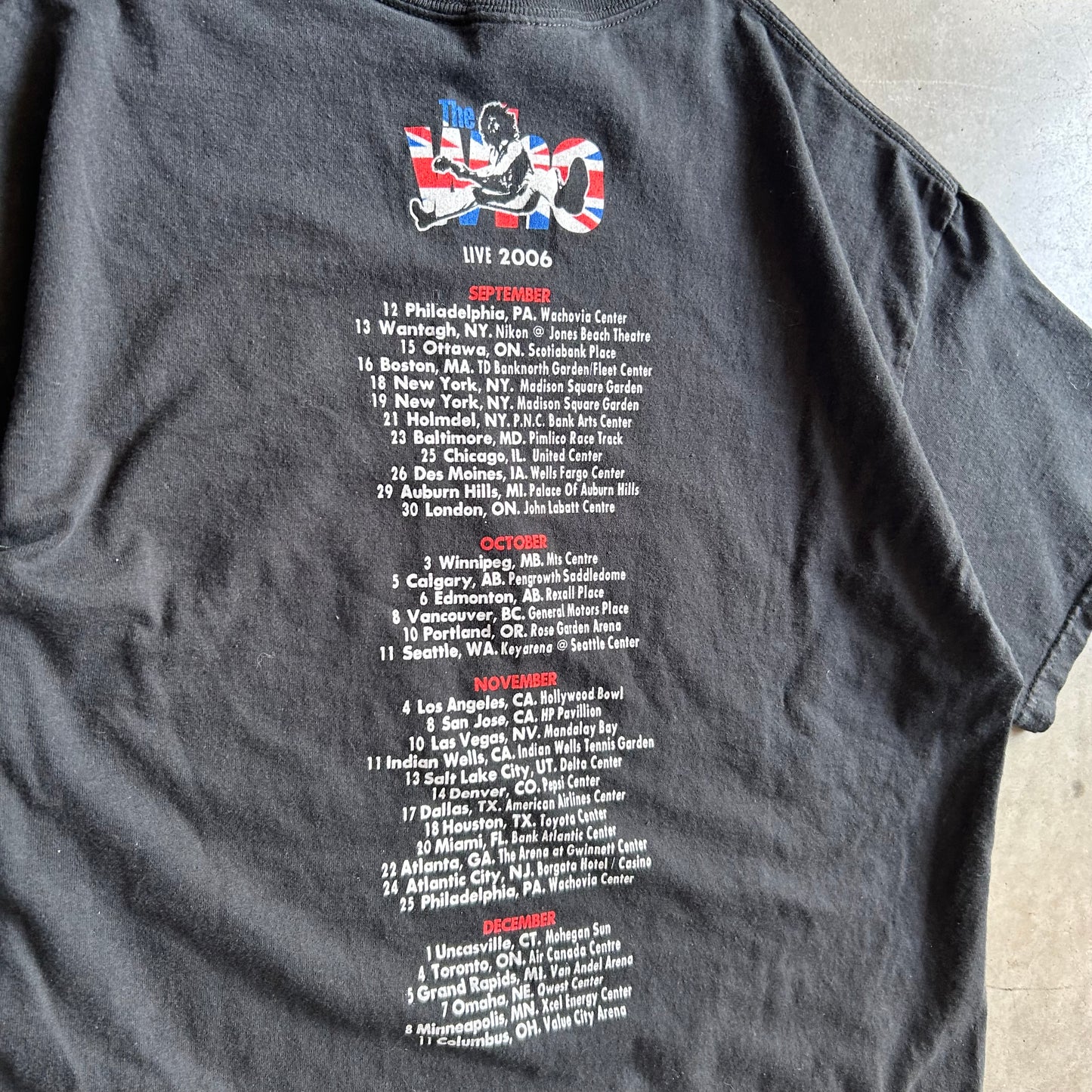 Vintage The Who 2006 North American Tour Tee