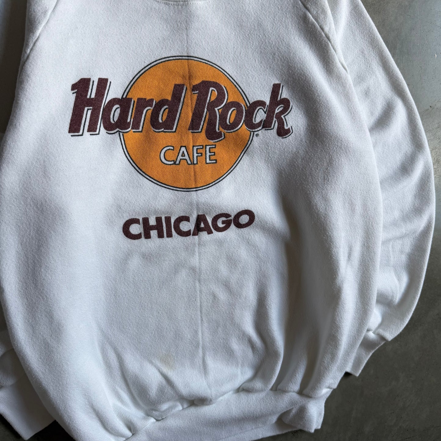 Vintage Chicago Hard Rock Cafe Raglan Cut Sweatshirt