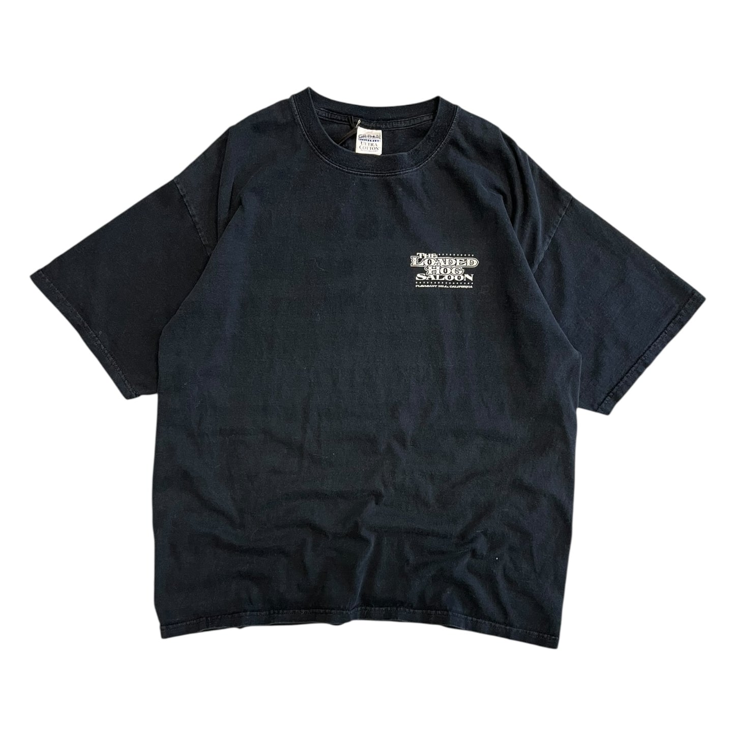 Vintage Loaded Hog Saloon California Biker Tee