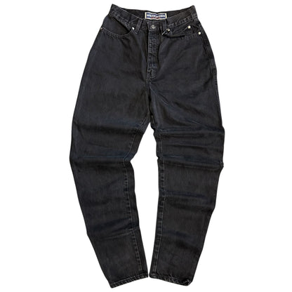 Vintage Women’s Harley Davidson Biker Blues Black Jeans