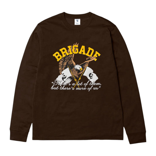 Brigade - Eagle Long Sleeve Tee(Brown)