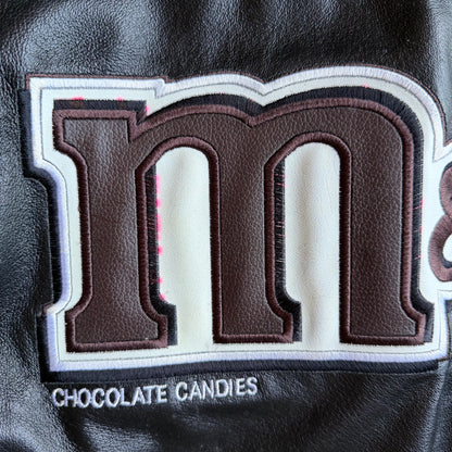 JH Design Leather M&Ms NASCAR Racing Jacket